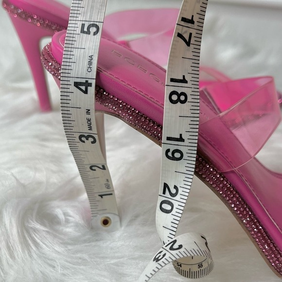 New Women’s BCBGeneration Tenia With Translucent Straps And Rhinestones Size 9.5 - Picture 4 of 6